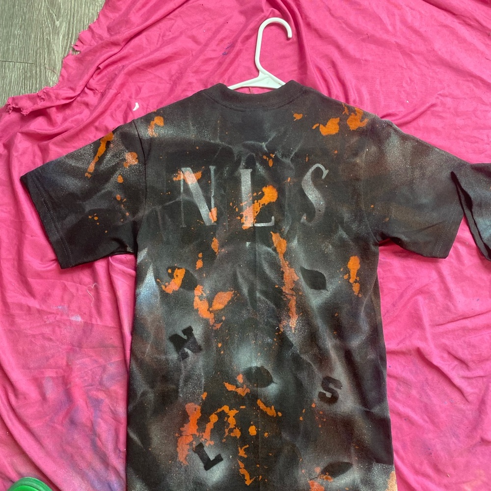 Life Style Kids T-Shirt - Black and Orange - Picture 4 of 4